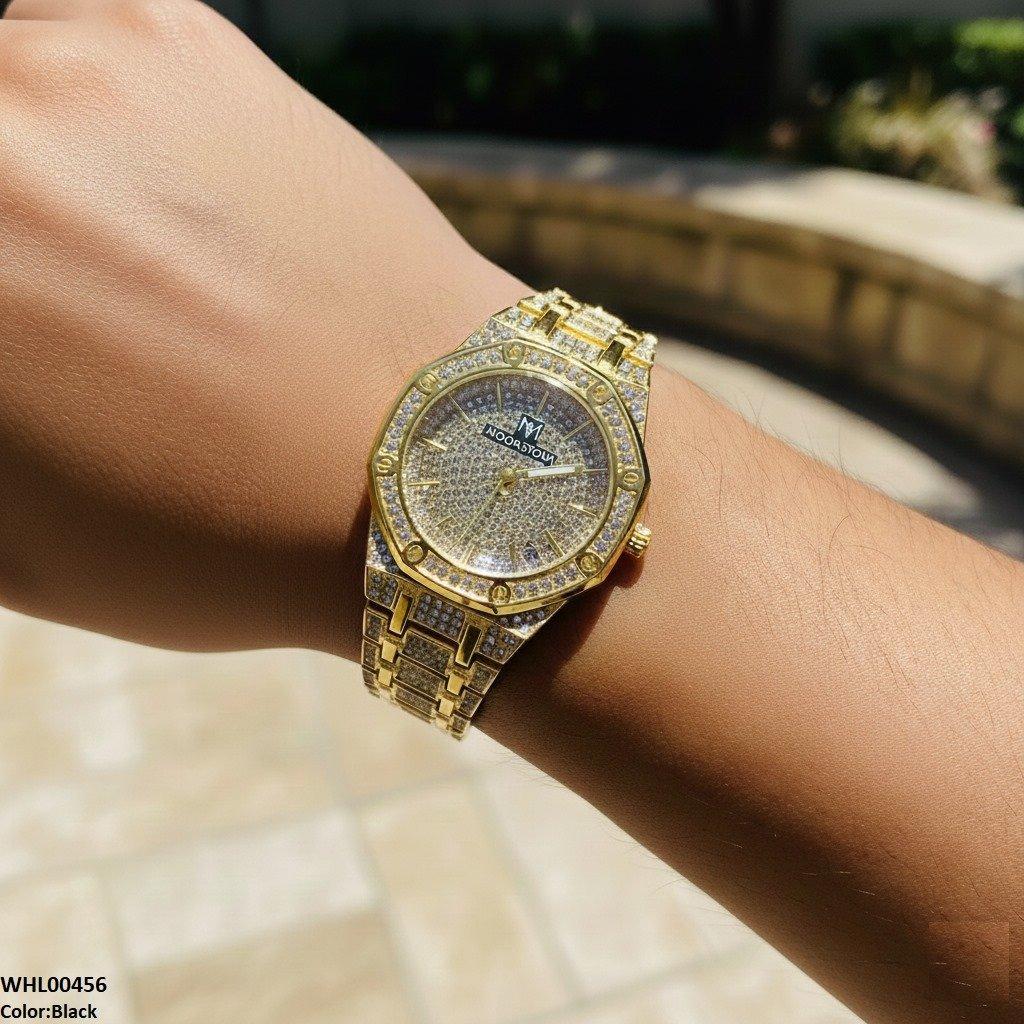 WHL00456 BWS Round Stone Dial Women's Watch - WHL