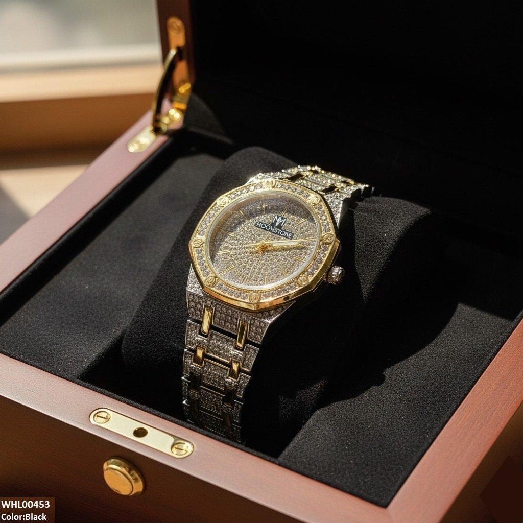 WHL00453 BWS Stone Dial Two Tone Women's Watch - WHL