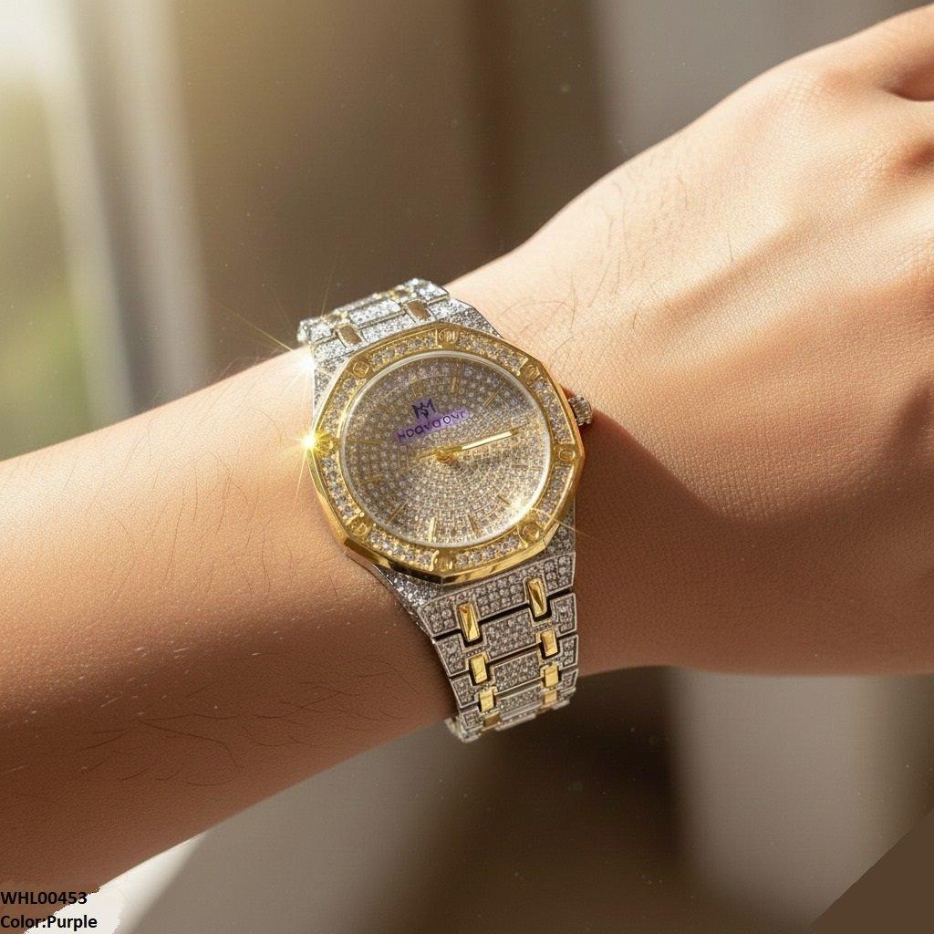 WHL00453 BWS Stone Dial Two Tone Women's Watch - WHL