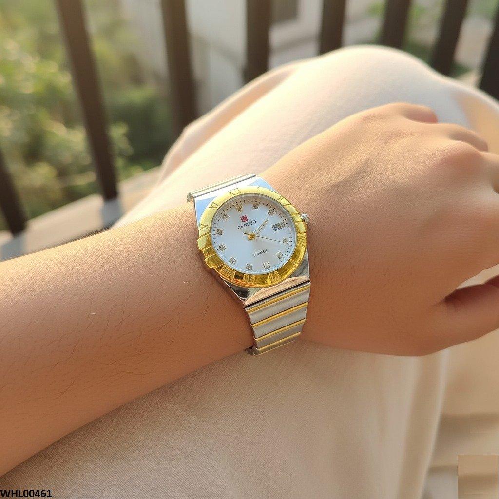 WHL00461 IWA Round Gold Bazel Watch - WHL