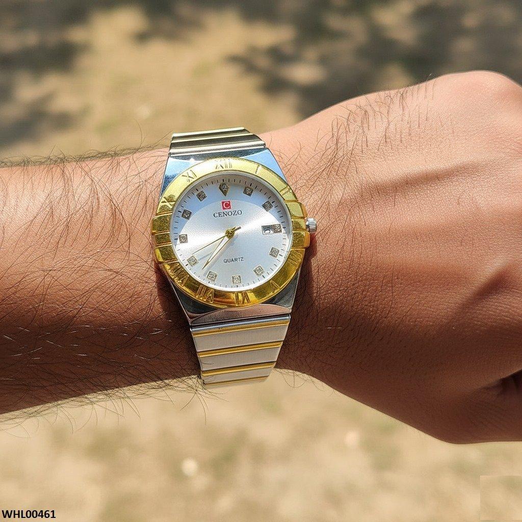 WHL00461 IWA Round Gold Bazel Watch - WHL