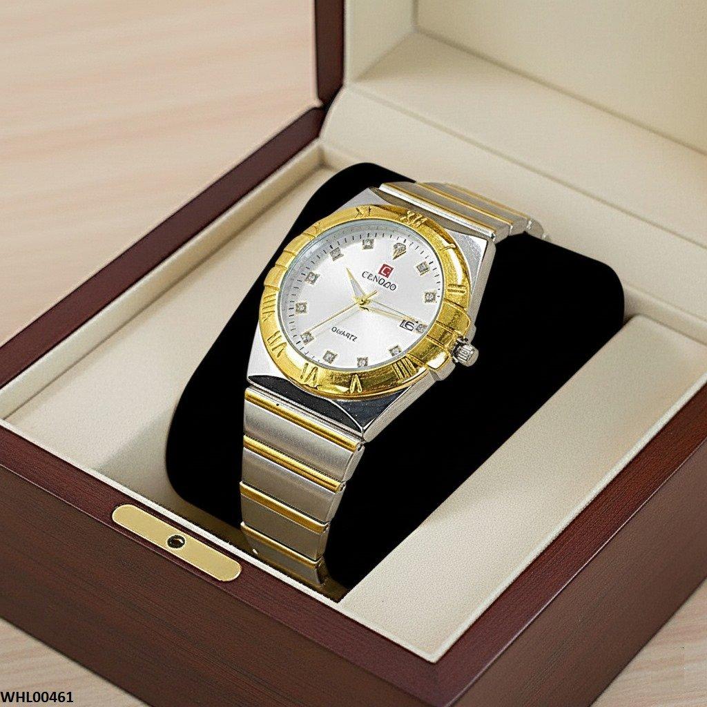 WHL00461 IWA Round Gold Bazel Watch - WHL