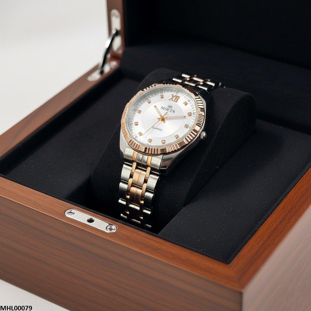 MHL00079 IWA Round Stone Dial Men's Watch - MHL