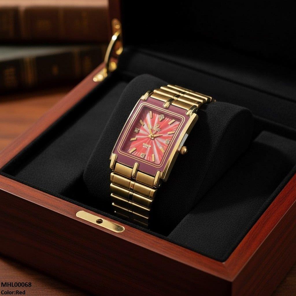 MHL00068 IWA Rectangle Dial Men's Watch - MHL