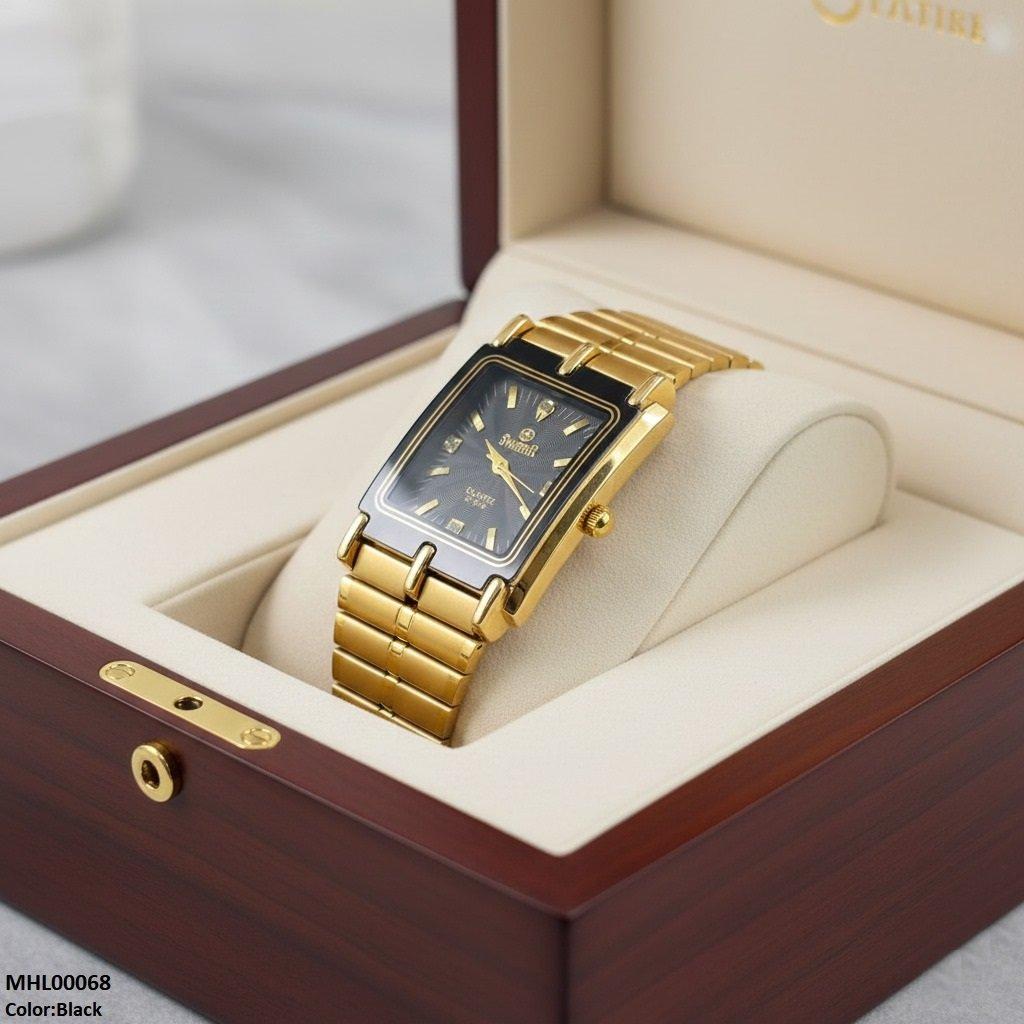 MHL00068 IWA Rectangle Dial Men's Watch - MHL