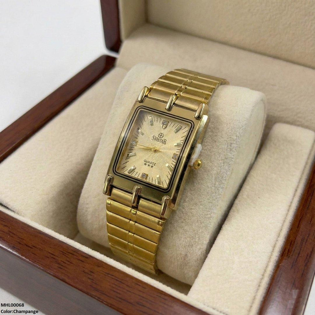 MHL00068 IWA Rectangle Dial Men's Watch - MHL