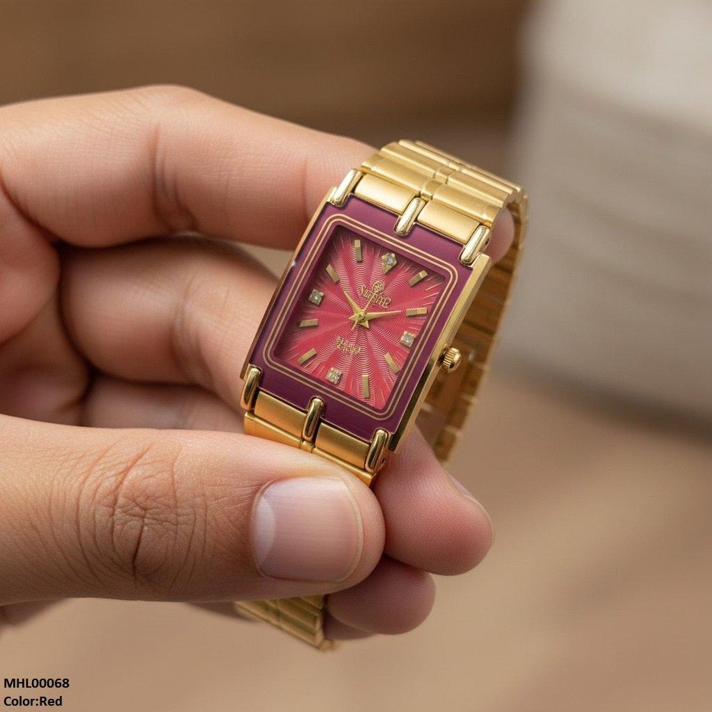 MHL00068 IWA Rectangle Dial Men's Watch - MHL