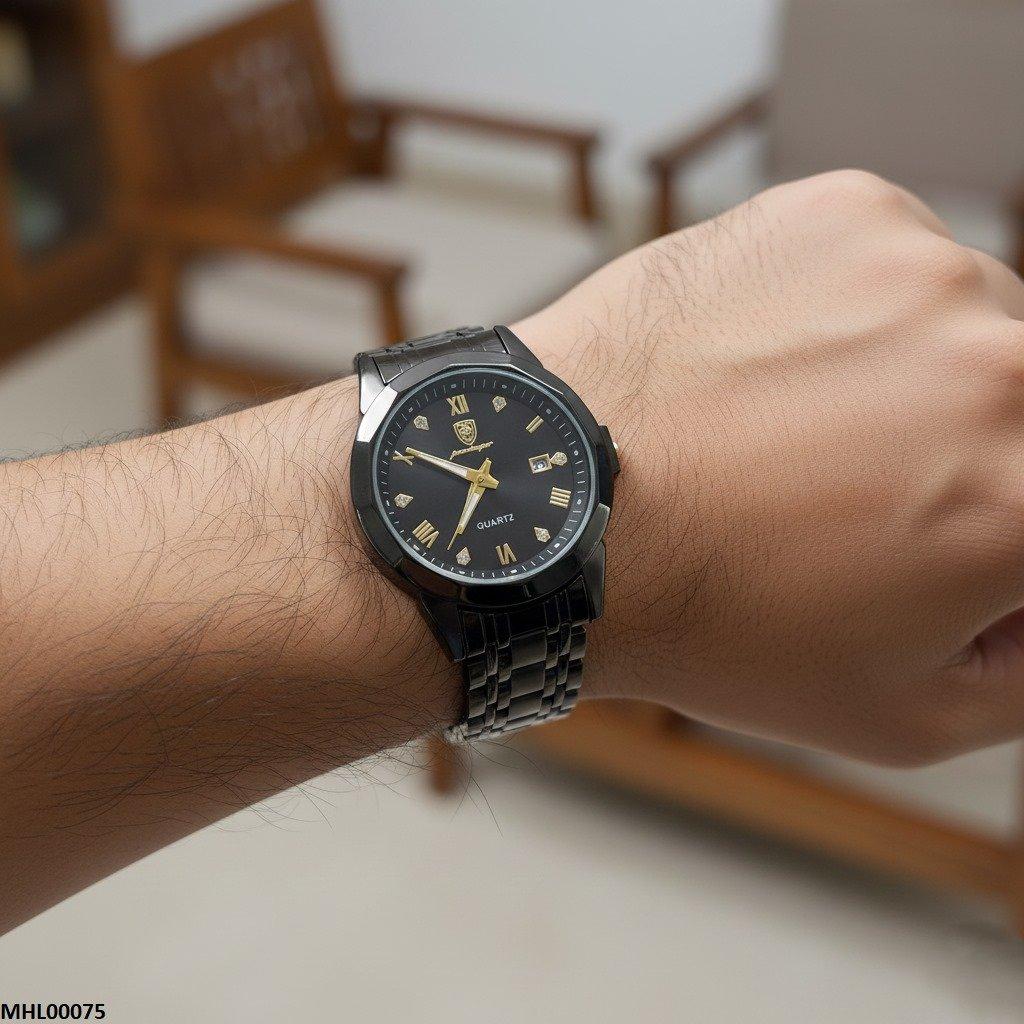 MHL00075 IWA Luxury Black Dial Men's Watch - MHL