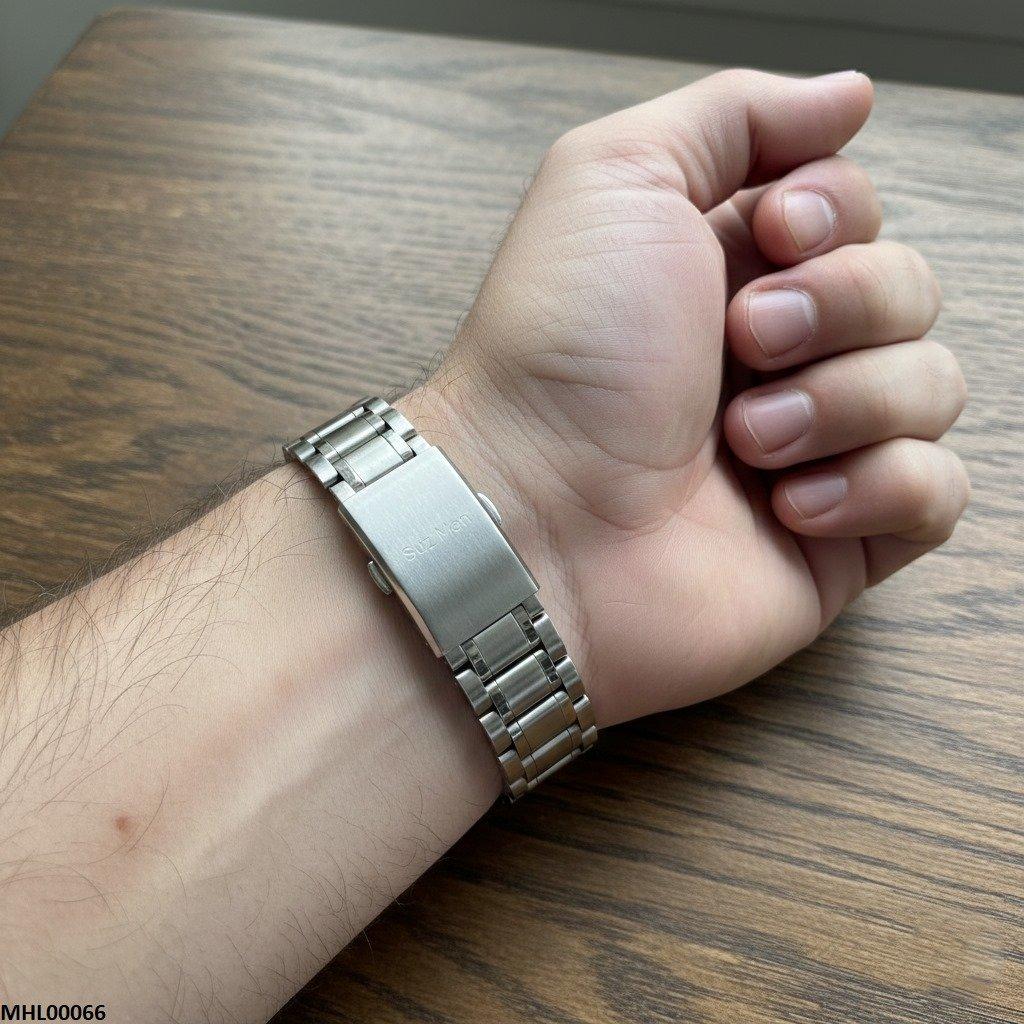 MHL00066 IWA Round White/Black Dial Men's Watch - MHL