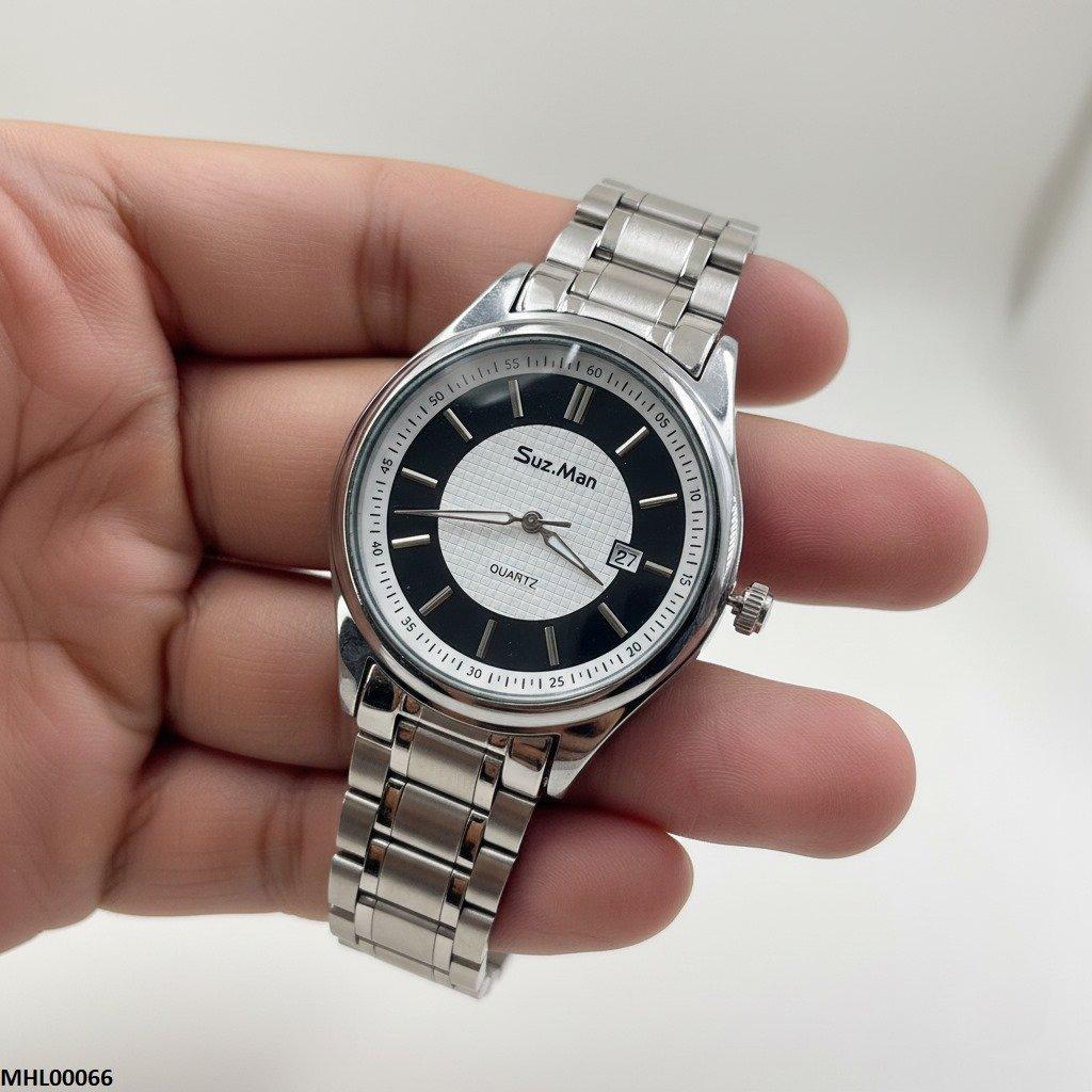 MHL00066 IWA Round White/Black Dial Men's Watch - MHL