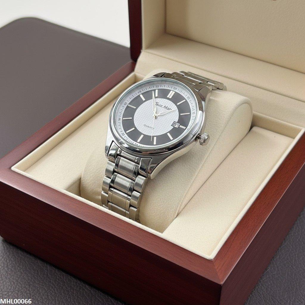 MHL00066 IWA Round White/Black Dial Men's Watch - MHL