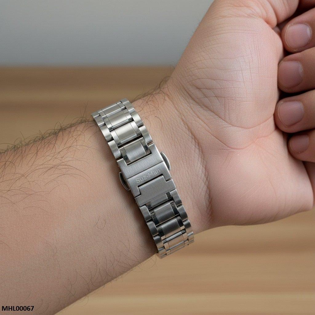 MHL00067 IWA Round Black Dial Men's Watch - MHL