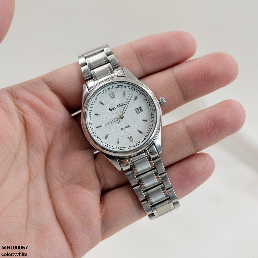 MHL00067 IWA Round Black Dial Men's Watch - MHL