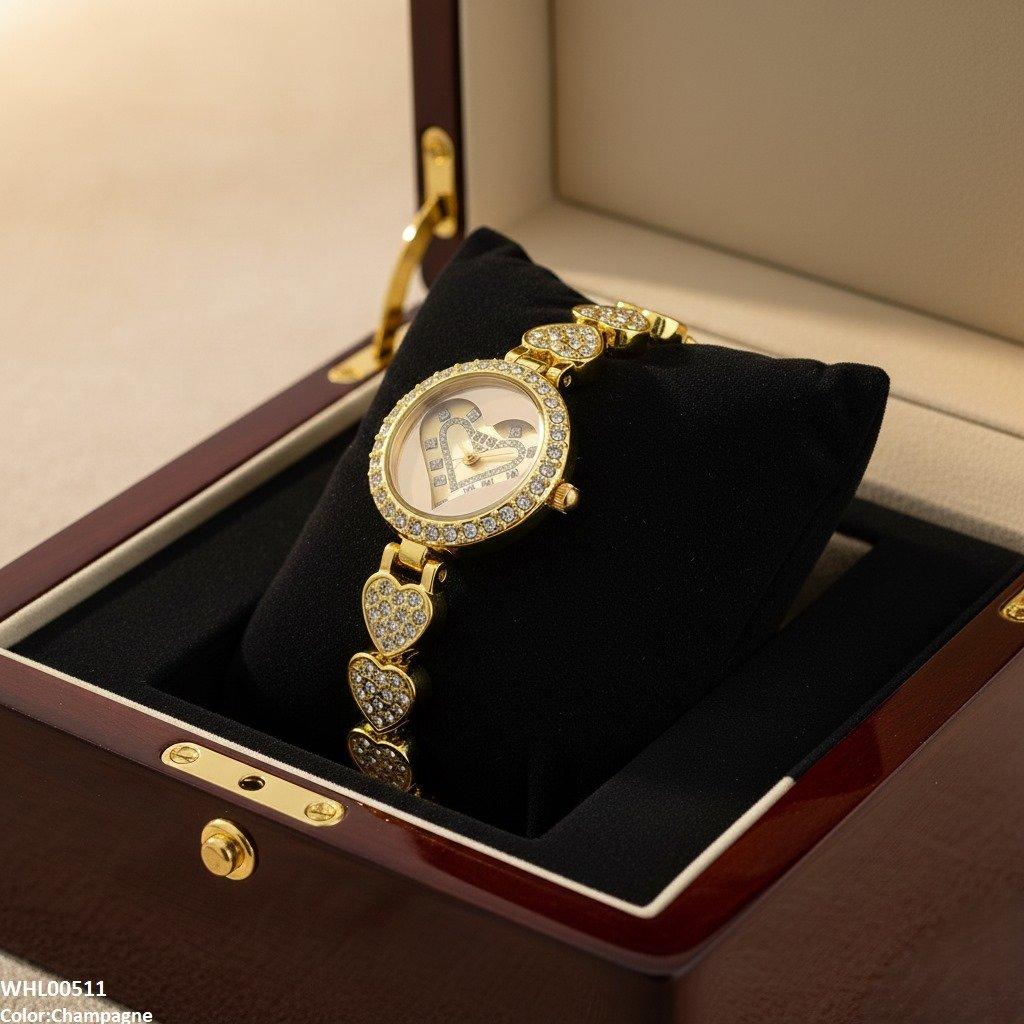 WHL00511 IWA Round Heart Women's Watch - WHL
