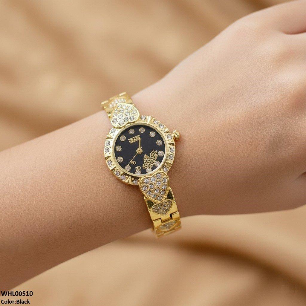 WHL00510 IWA Round Heart Bracelet Women's Watch - WHL