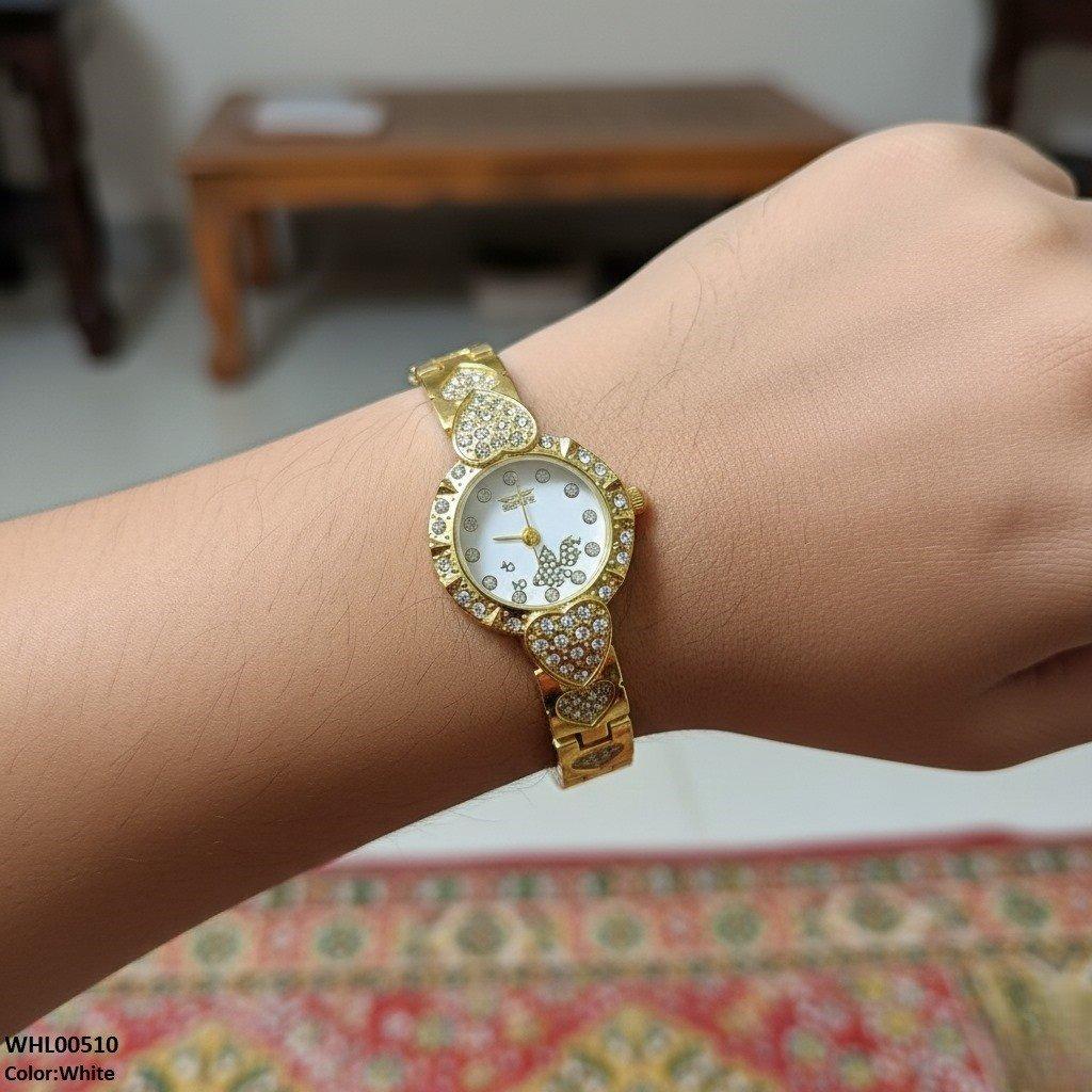 WHL00510 IWA Round Heart Bracelet Women's Watch - WHL