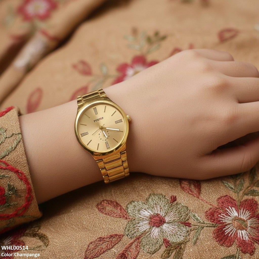 WHL00514 IWA Round Stone Dial Women's Watch - WHL