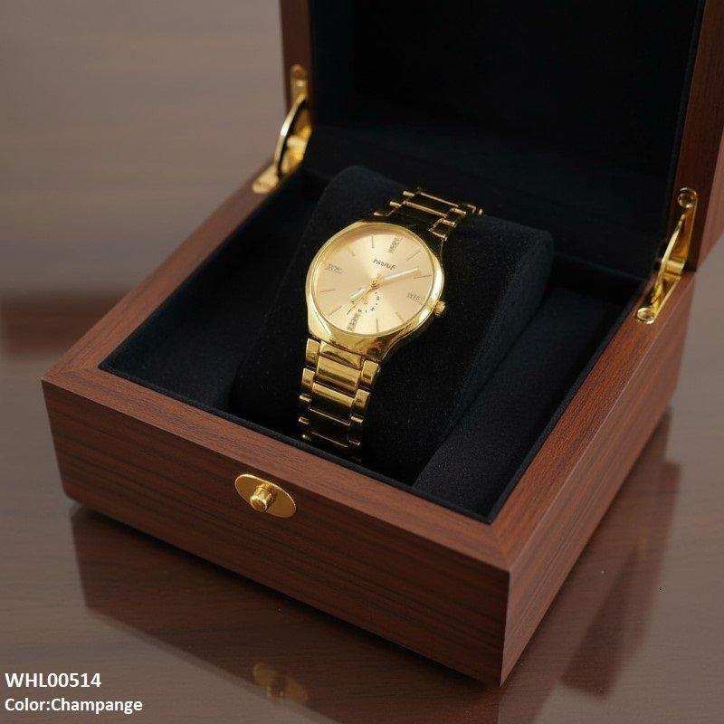 WHL00514 IWA Round Stone Dial Women's Watch - WHL