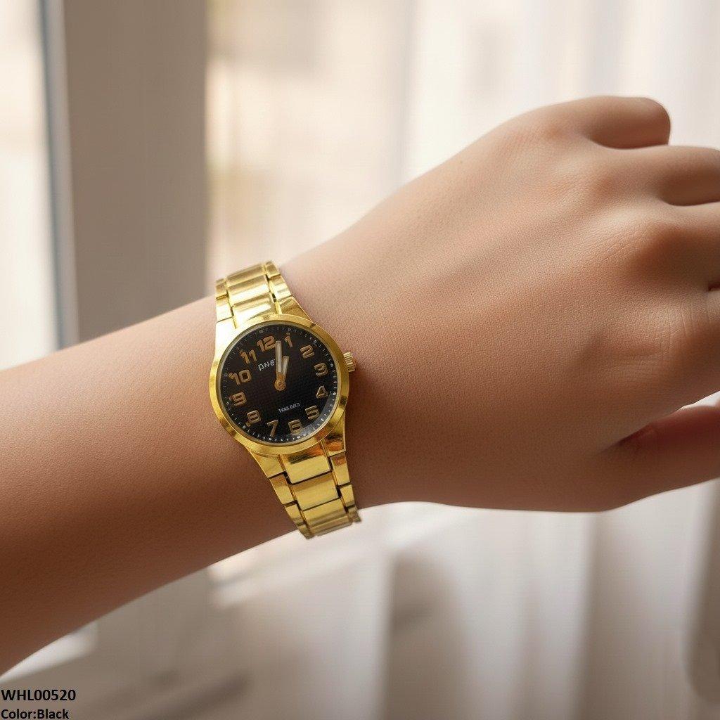 WHL00520 IWA Round Number's Dial Women's Watch - WHL