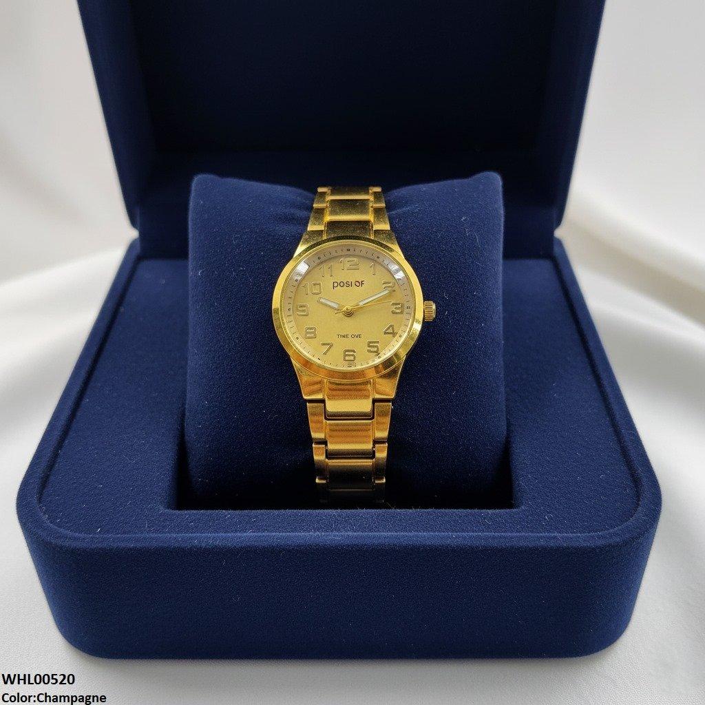 WHL00520 IWA Round Number's Dial Women's Watch - WHL