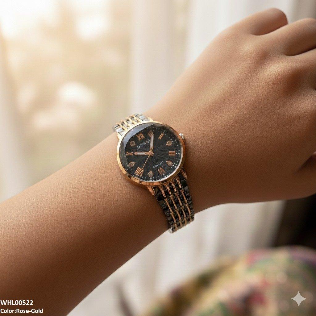 WHL00522 IWA Round Stone Dial Women's Watch - WHL