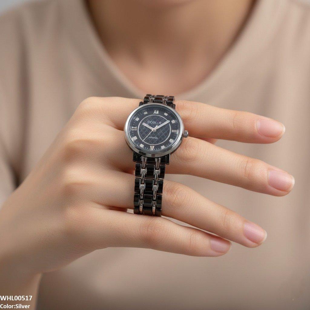 WHL00517 IWA Round Dial Stone Women's Watch - WHL