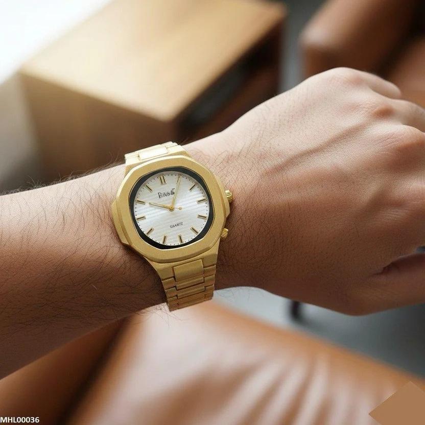 MHL00036 IWA Octagon Round Dial Men's Watch - MHL