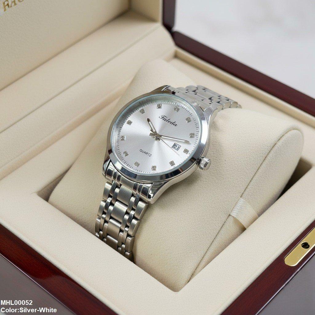 MHL00052  IWA Round Stone Analog Dial Men's Watch - MHL