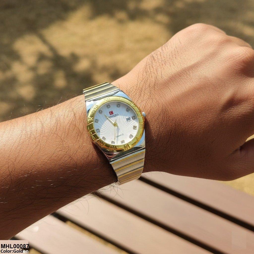 MHL00087 IWA Round Two Tone Men's Watch - MHL