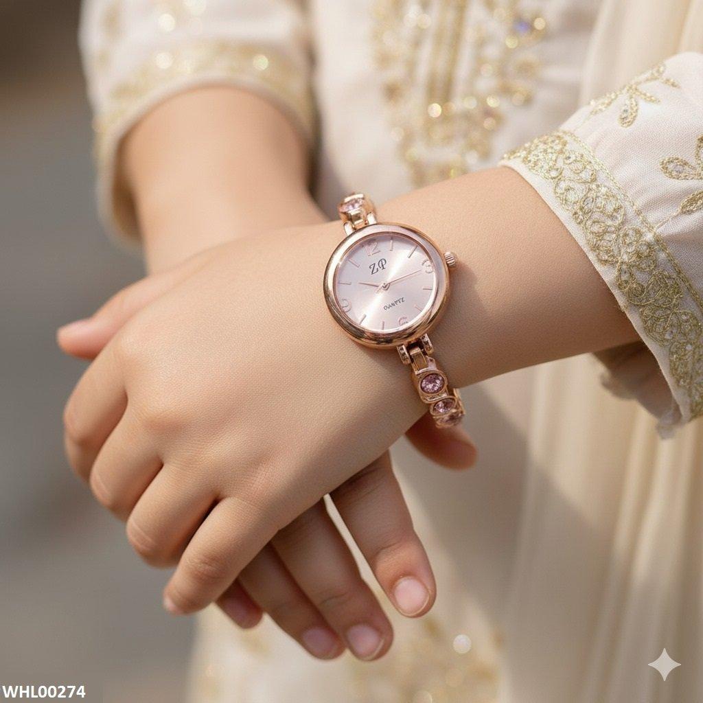 WHL00274 ZWA Rosy Glamour Dial Watch - WHL