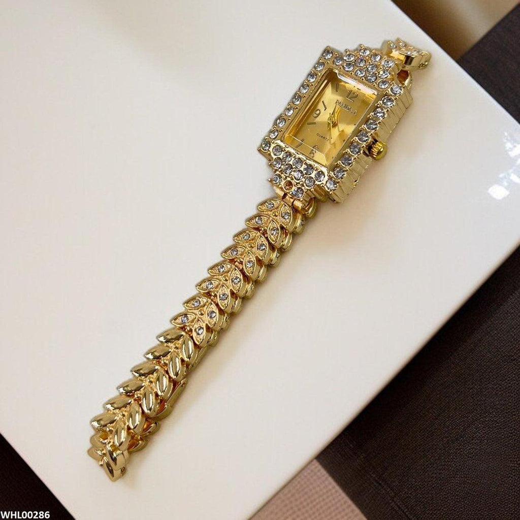 WHL00286 ZWA Rectangle Marquise Stone  Watch - WHL