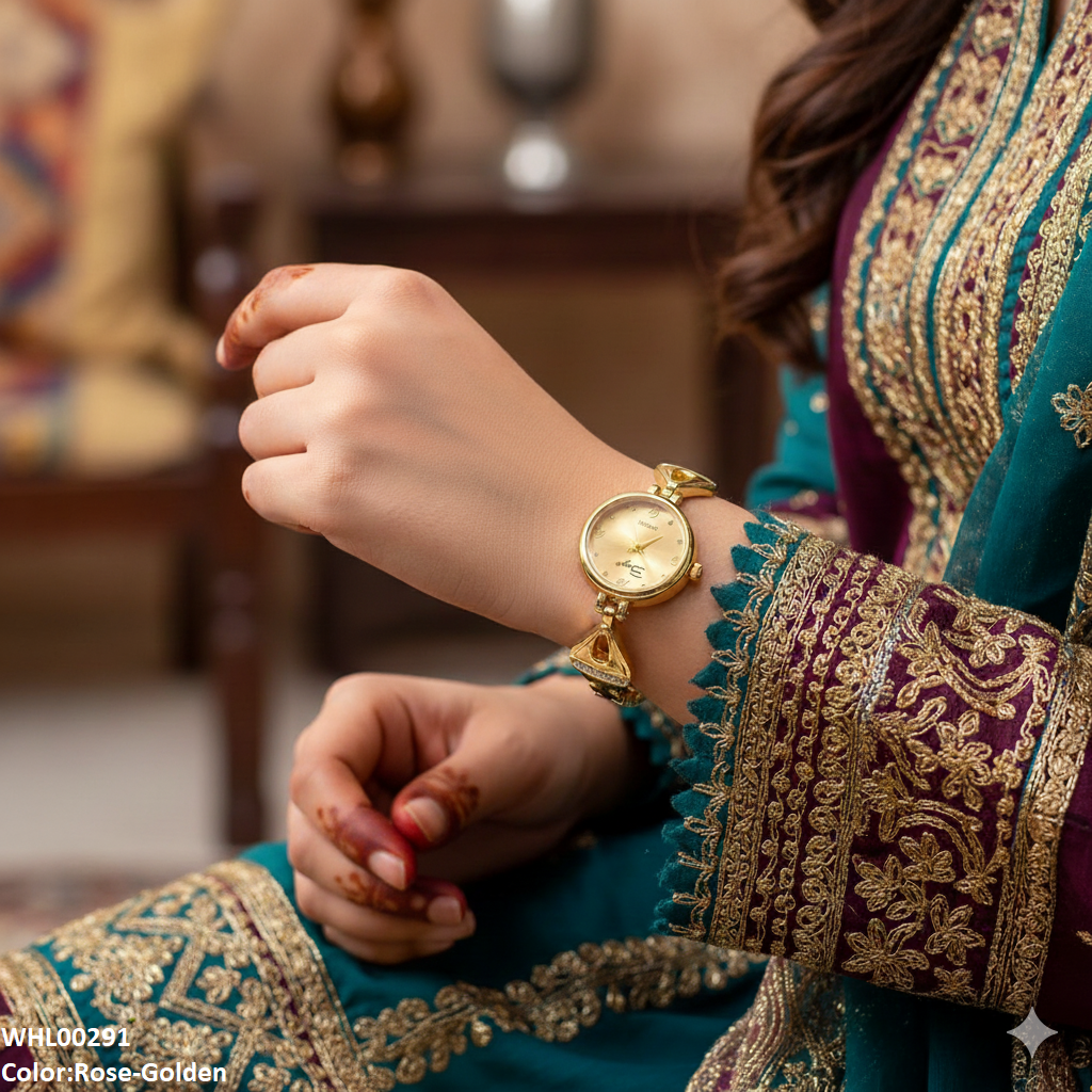 WHL00291 ZWA Imp Round Link Chain Watch - WHL