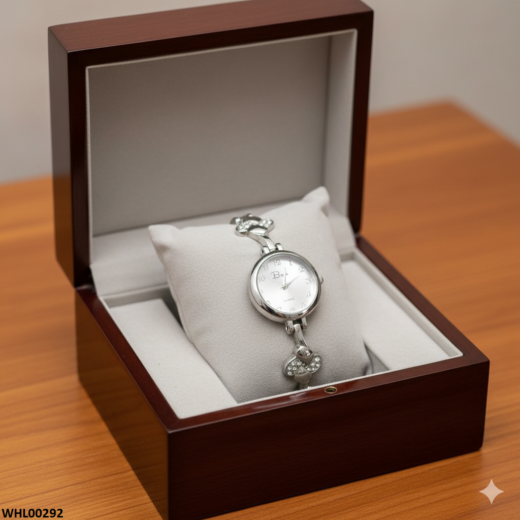 WHL00292 ZWA Round Silver Chain Dial Watch - WHL