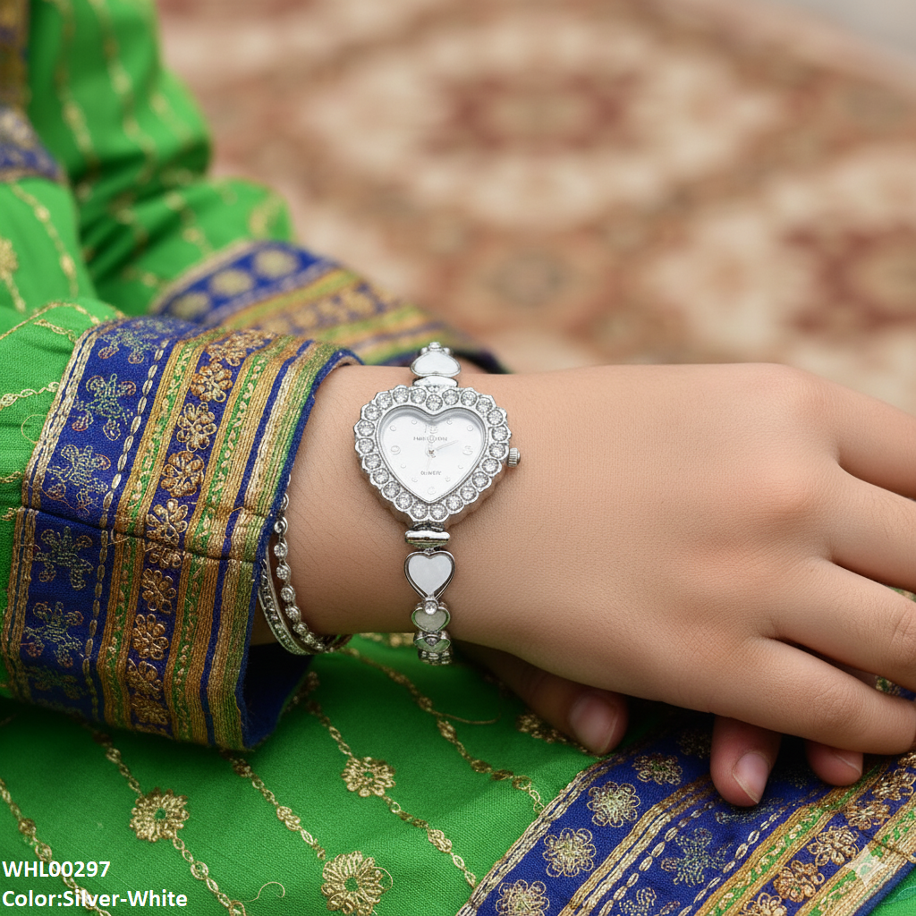 WHL00297 ZWA Heart Stone Watch Adjustable - WHL