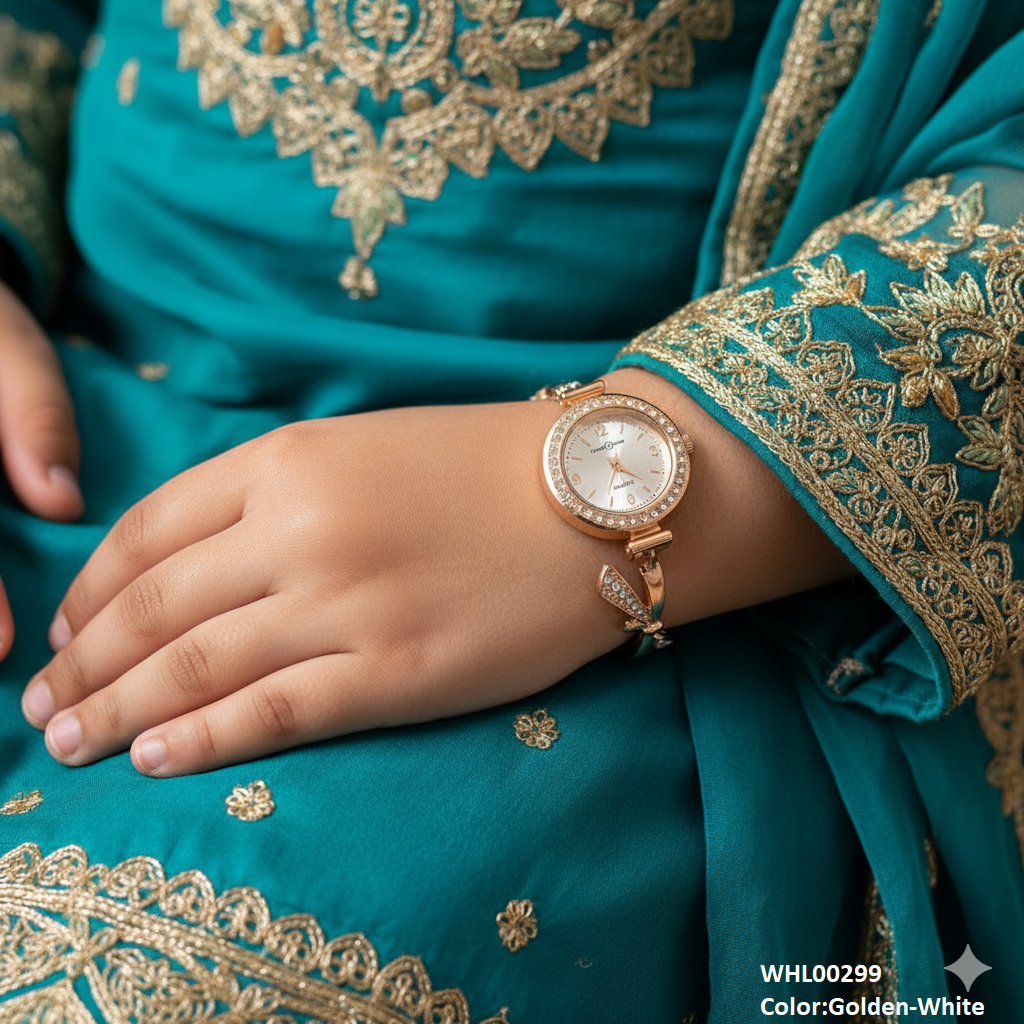 WHL00299 ZWA Bow Adjustable Braclete Watch - WHL