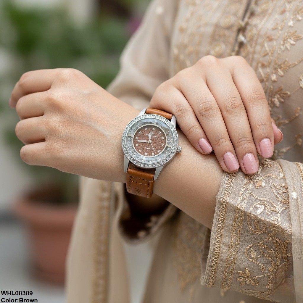 WHL00309 ZWA Round Shine Dial  Watch - WHL