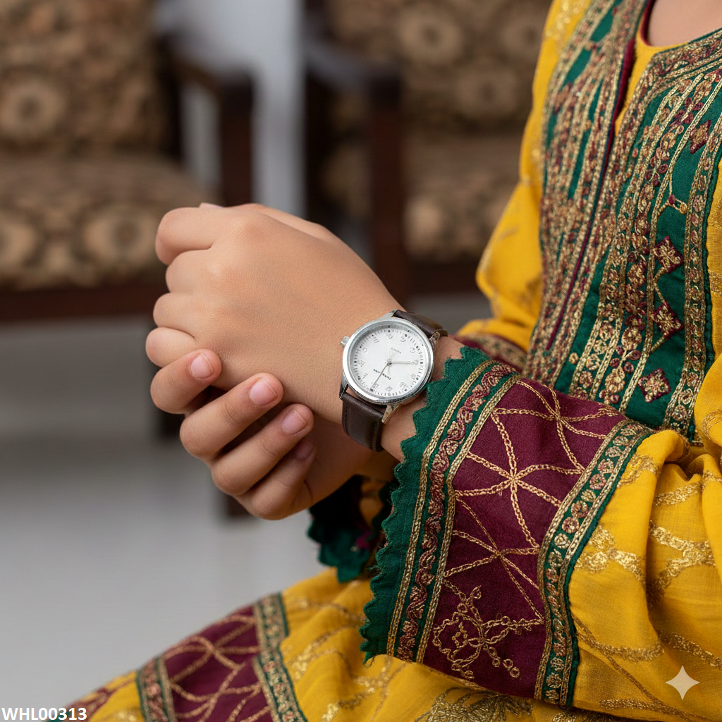 WHL00313 ZWA Round White Dial Watch - WHL