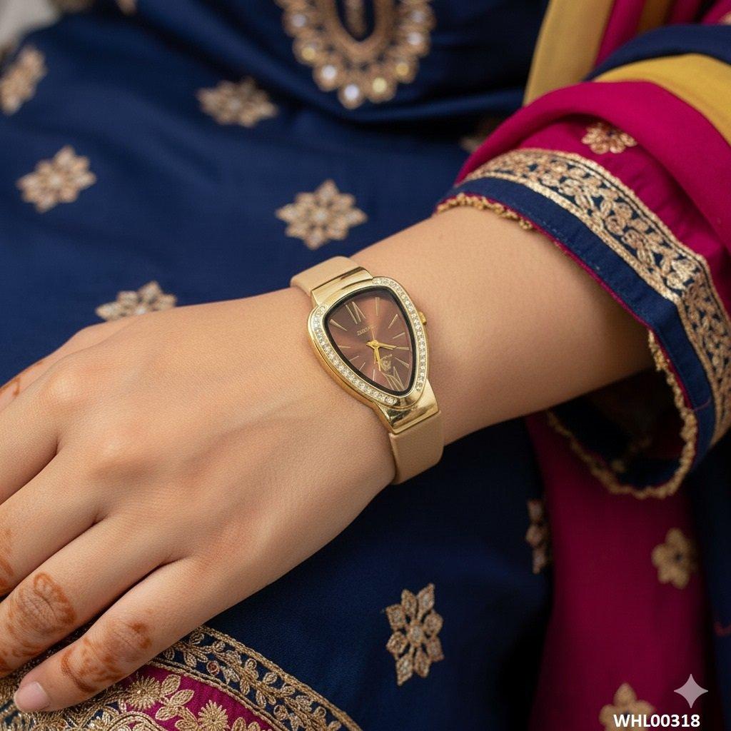 WHL00318 ZWA Tear Stone Dial Watch - WHL