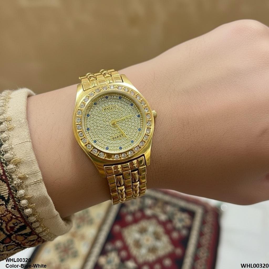 WHL00320 IWA Blue Stone Dial Watch - WHL