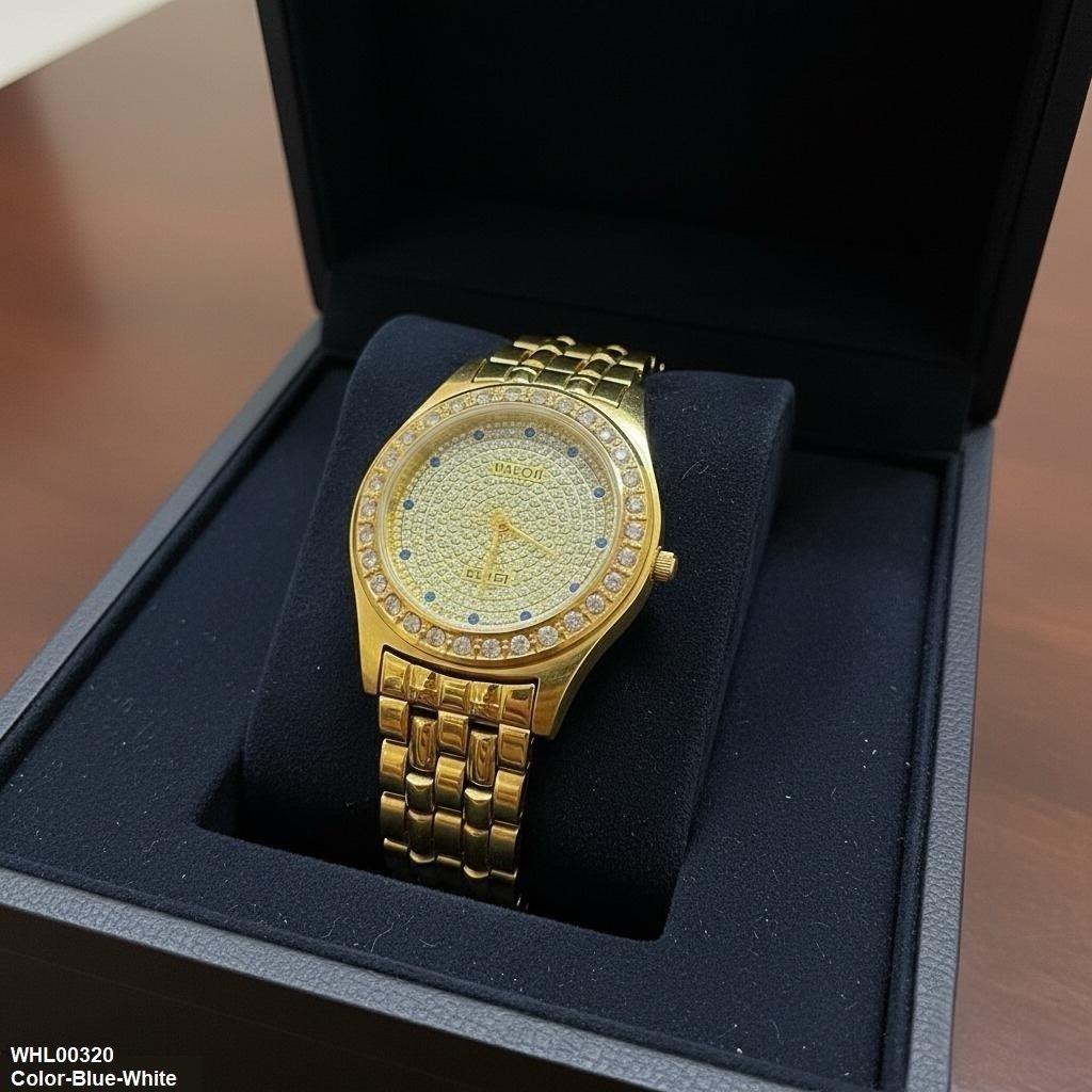 WHL00320 IWA Blue Stone Dial Watch - WHL