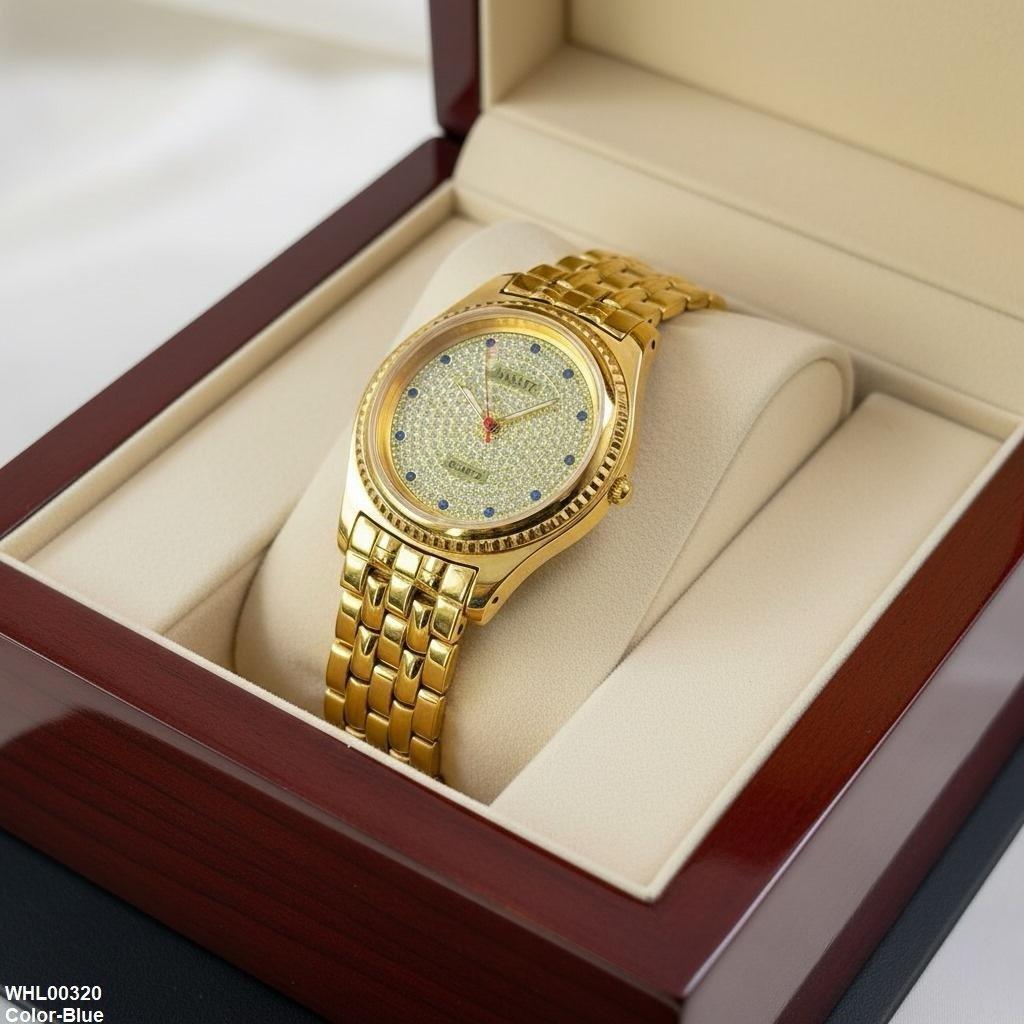 WHL00320 IWA Blue Stone Dial Watch - WHL