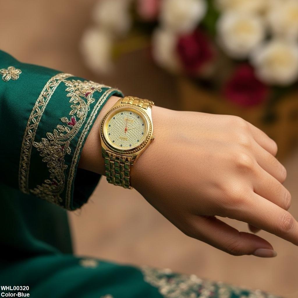 WHL00320 IWA Blue Stone Dial Watch - WHL