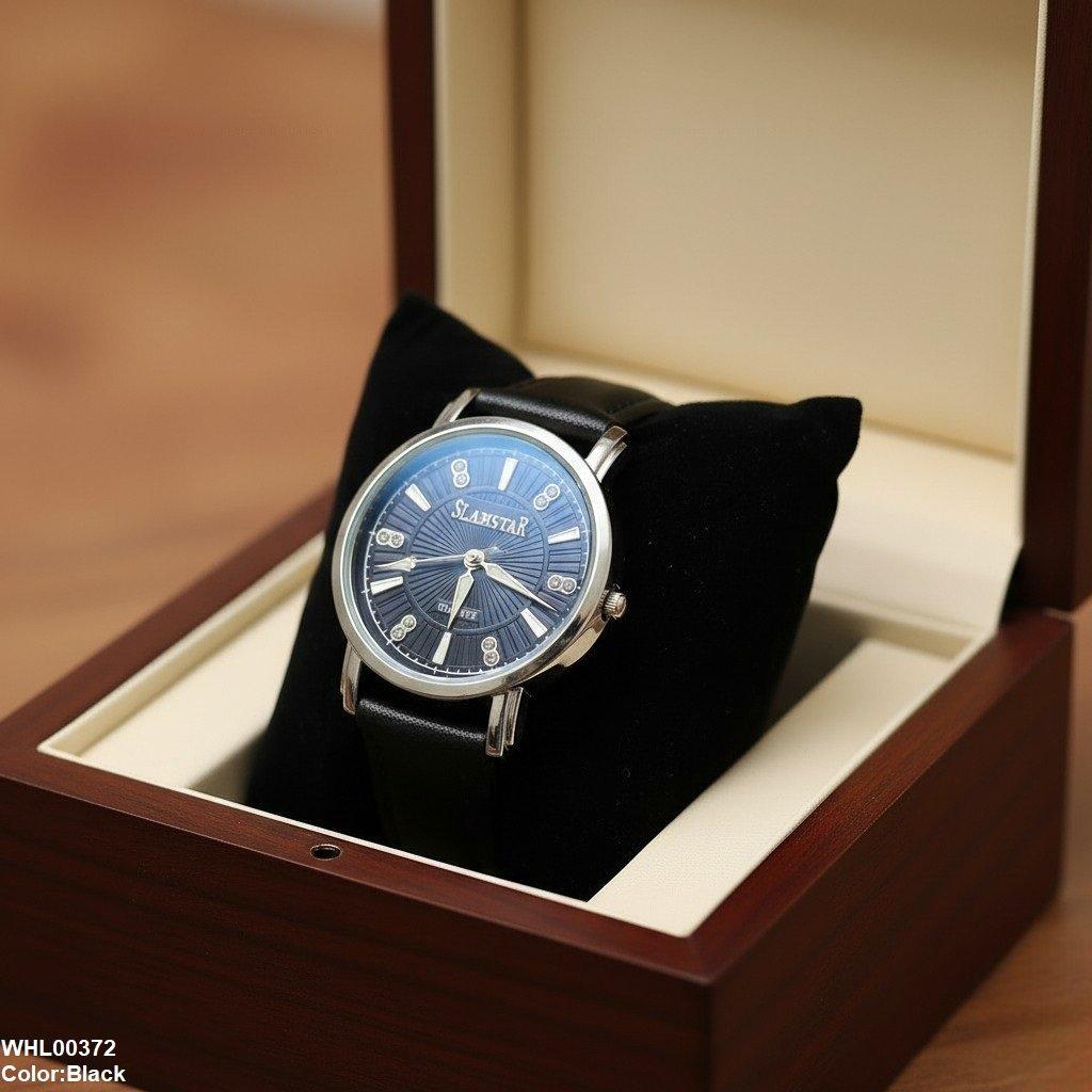 WHL00372 IWA Round Double Stone Dial Unisex Watch - WHL