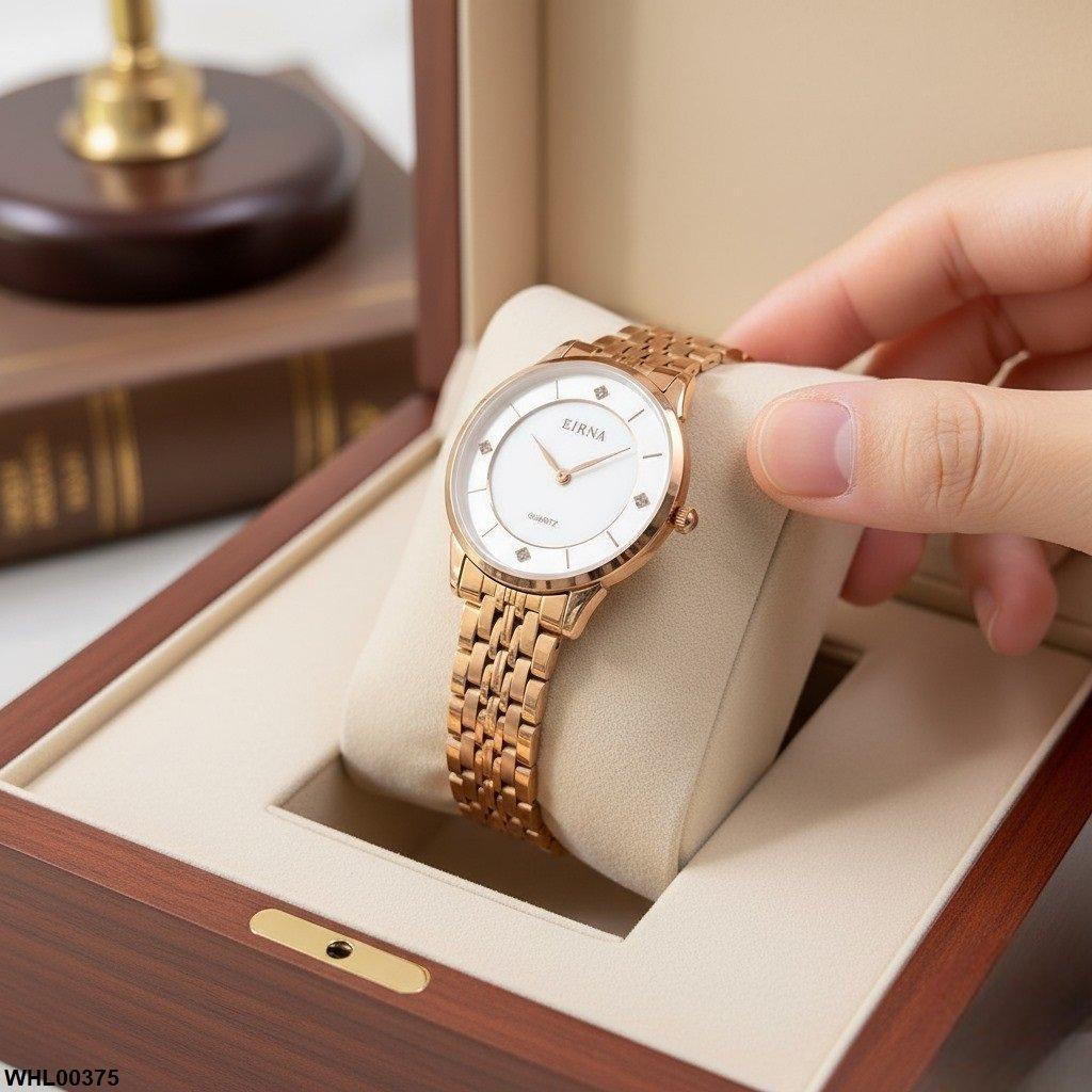 WHL00375 IWA Round Stone Dial Wommen's Watch - WHL