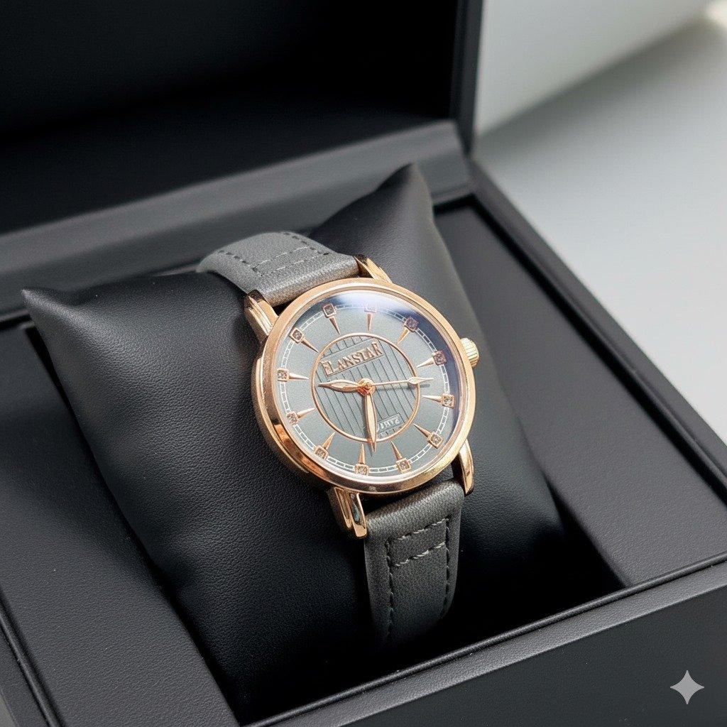 WHL00378 IWA Round Stone Dial Women's Watch - WHL