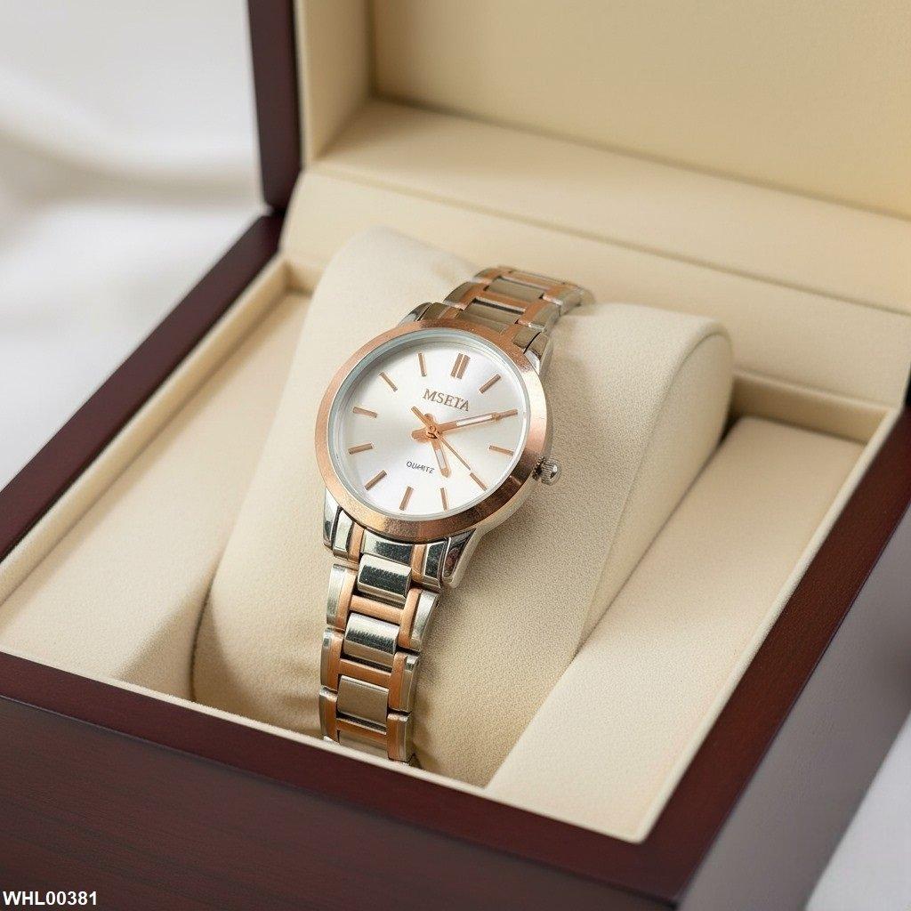 WHL00381 IWA Round Link Chain Women's Watch - WHL