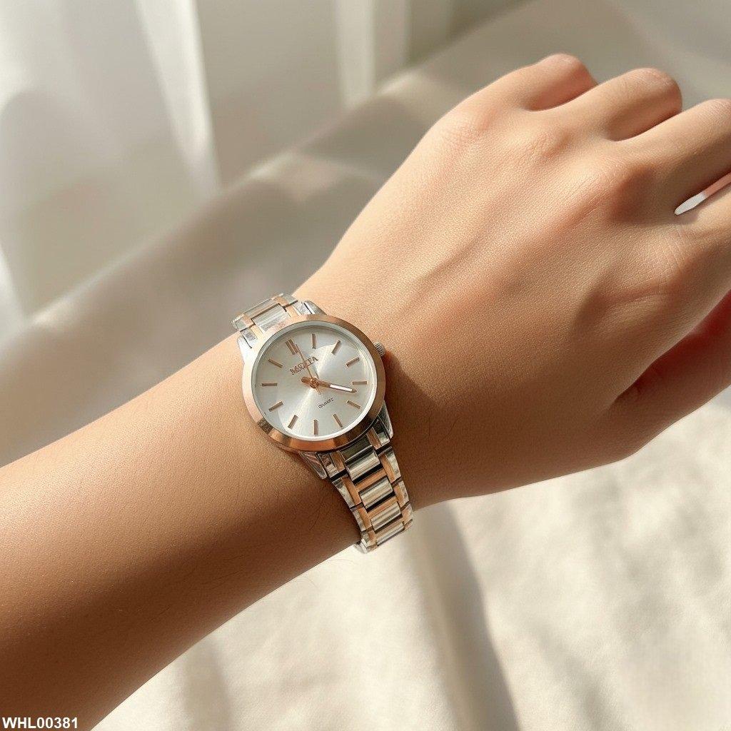 WHL00381 IWA Round Link Chain Women's Watch - WHL