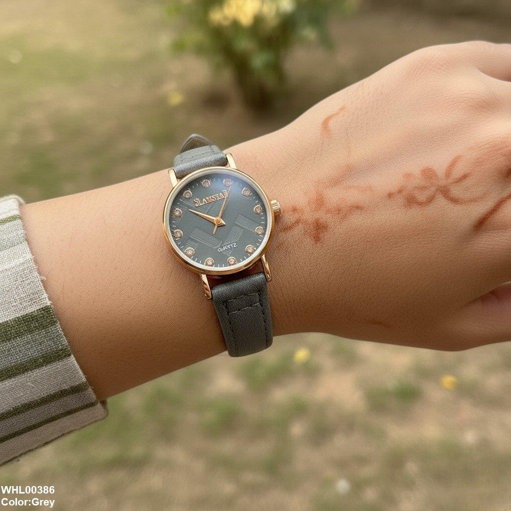 WHL00386 IWA Imp Round Stone Dial Women's Watch - WHL