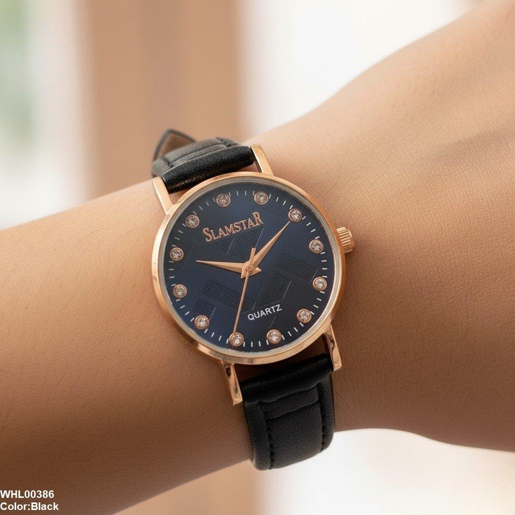 WHL00386 IWA Imp Round Stone Dial Women's Watch - WHL