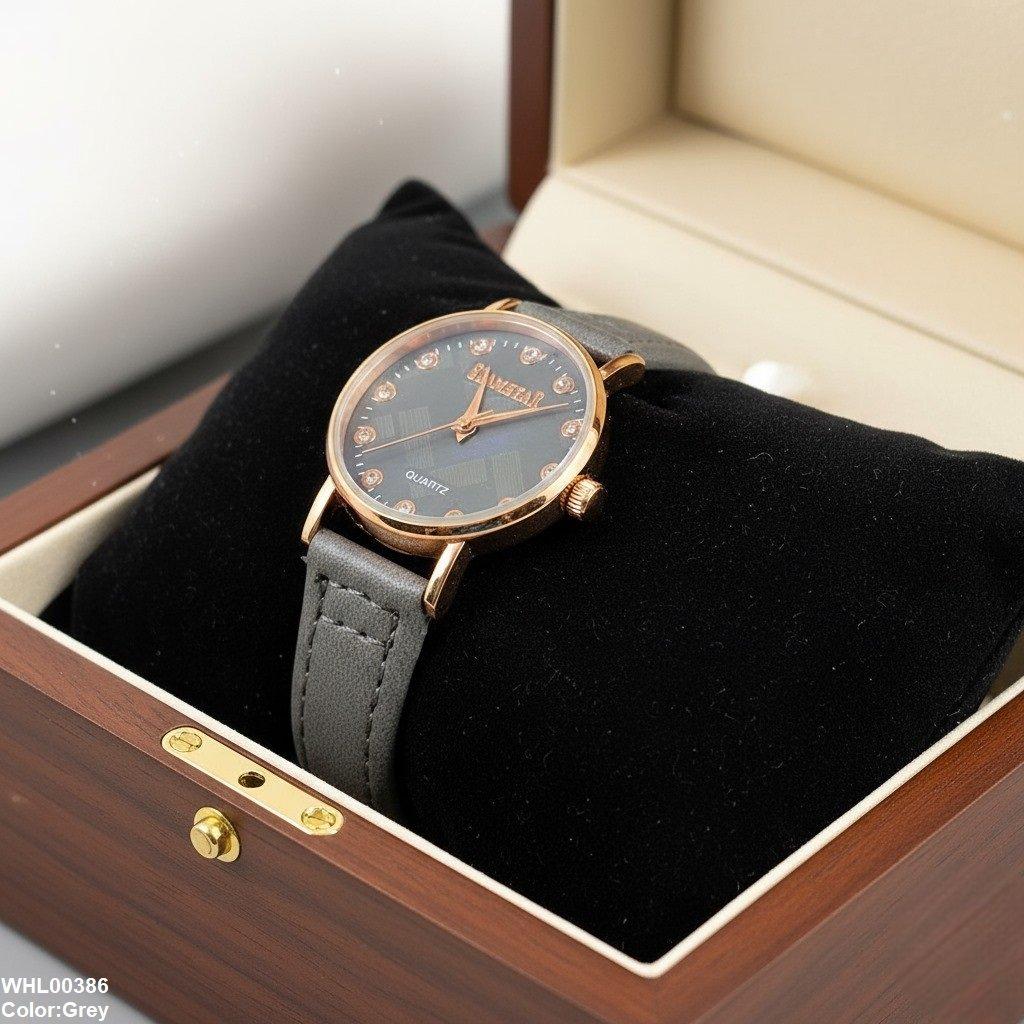 WHL00386 IWA Imp Round Stone Dial Women's Watch - WHL